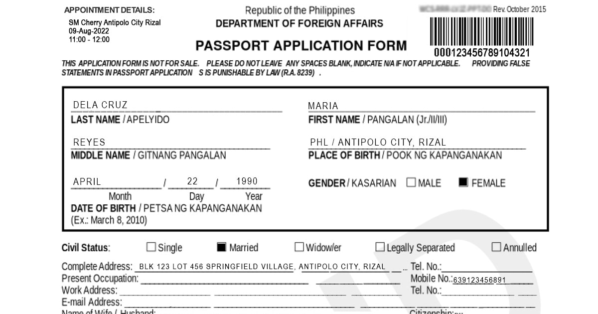 Requirements for Renewal of Passport